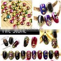 2016 New Trends Fashionable Lucky Circle Pendant Nail Art Charms Decal Fancy Multi Shape 3D Alloy Nail Art