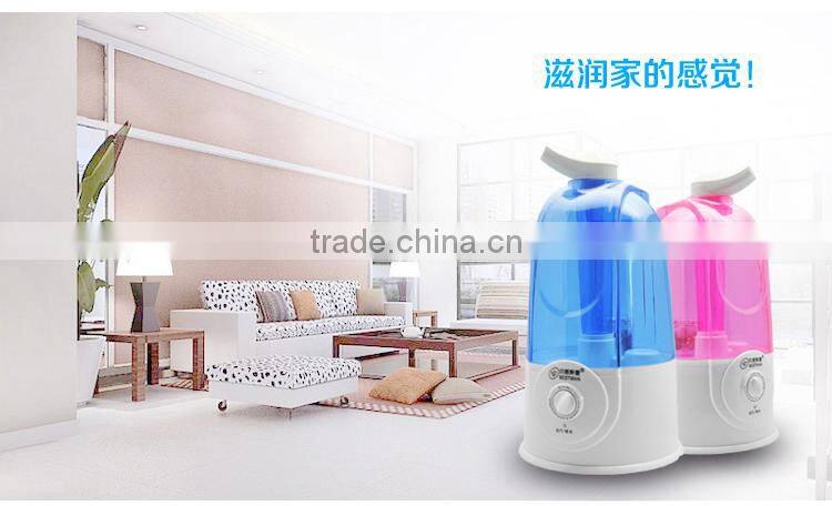 Humidistat control ultrasonic humidifier piezoelectric transducer