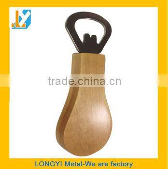 Custom wooden bottle opener