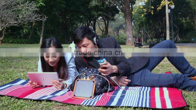 5600mah factory price household window solar charger with flashlight