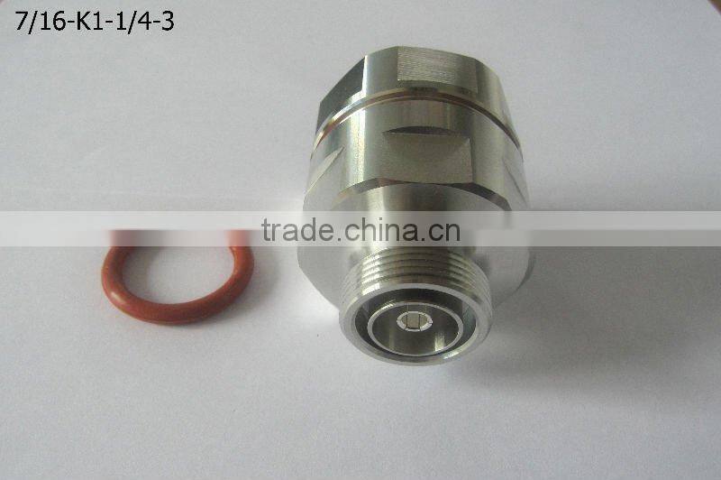 RF DIN (7/16) female connector for 1-1/4"cable