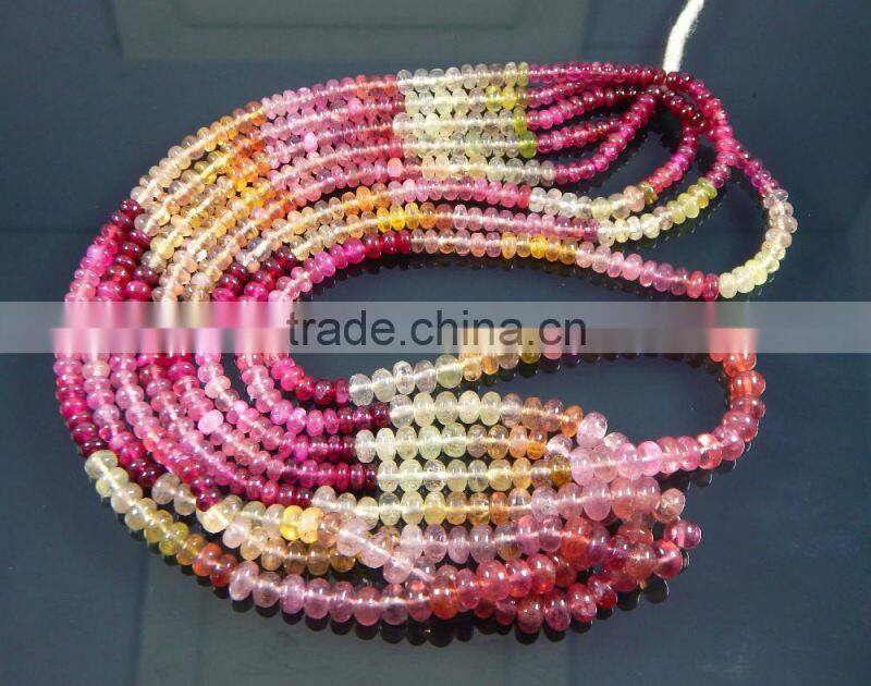 Natural Umba sapphire Rondelles Beads