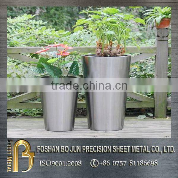 flower planter customized powder coating square flower pot made in China