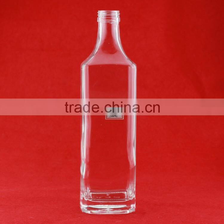 New design glass bottle glass beverage bottle wholesale brand your own vodka