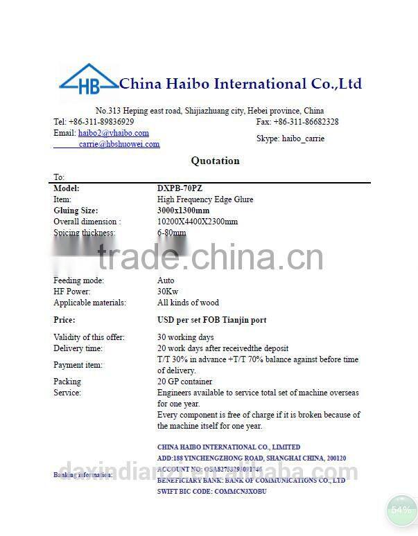 automatic vacuum Edge Gluer machine from Daxin