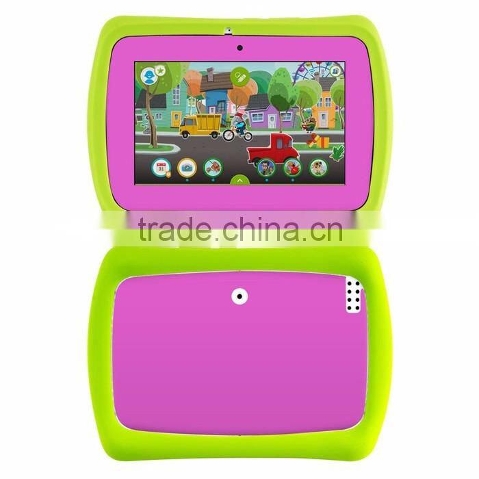Unbreakable Protective Shell With Handle kid Shock proof silicone kids 7'' tablet case