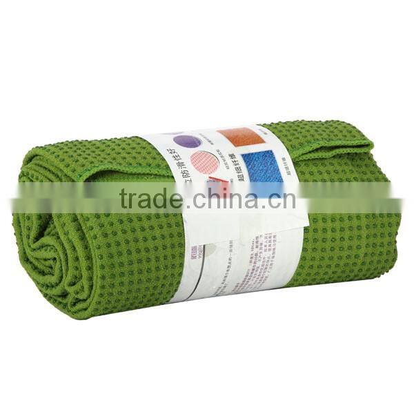 eco friendly flower yoga mat towel YT-001