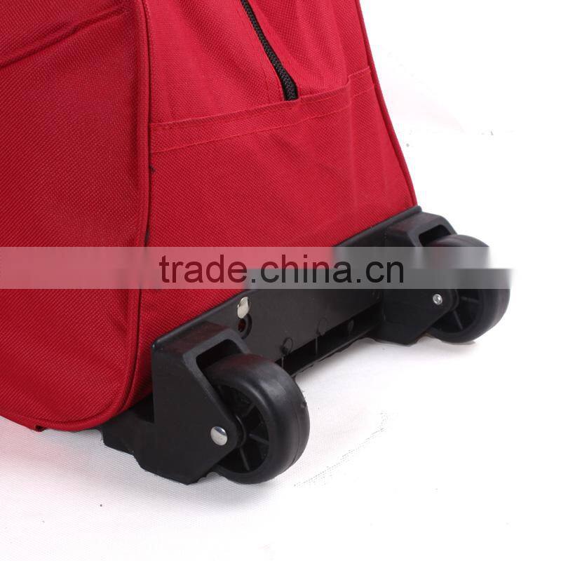 Large capacity portable trolley bag canvas bag