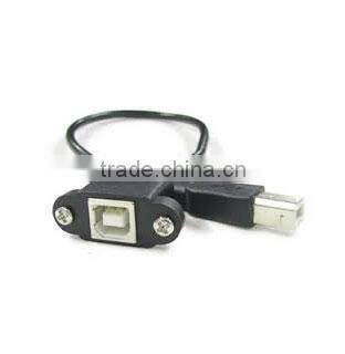 2.0 Printer USB Panel Mount Type B Cable
