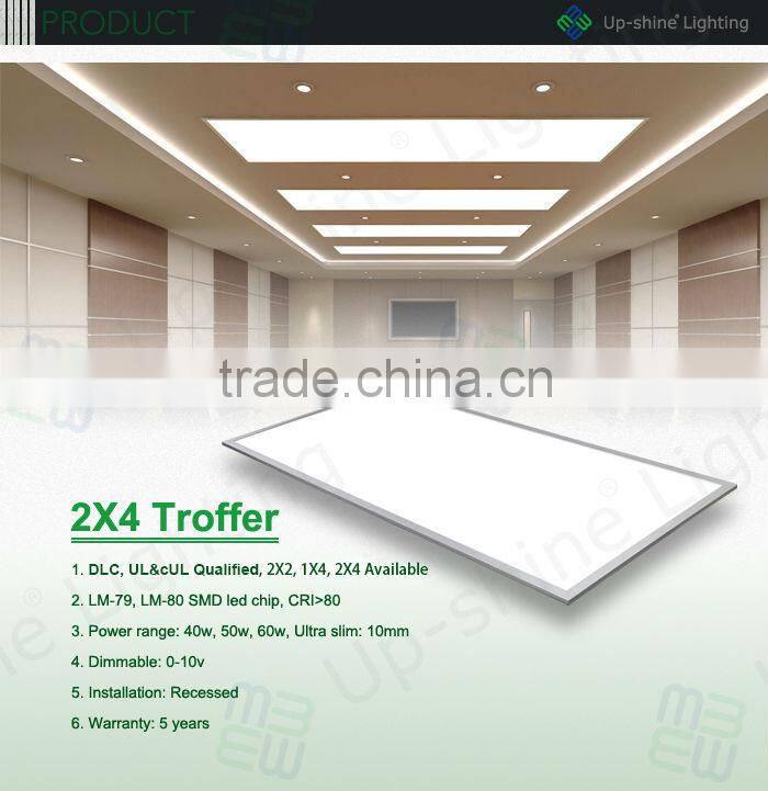 LM-80 2835 SMD ul cul dlc 2x4 50w 60w wholesale led panel light