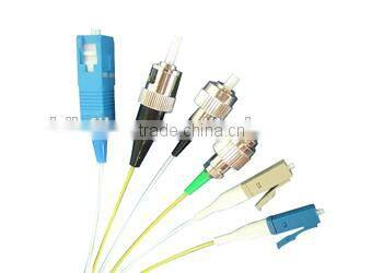 Standard E2000 SC LC ST FC connector fiber patch cords with pvc jacket