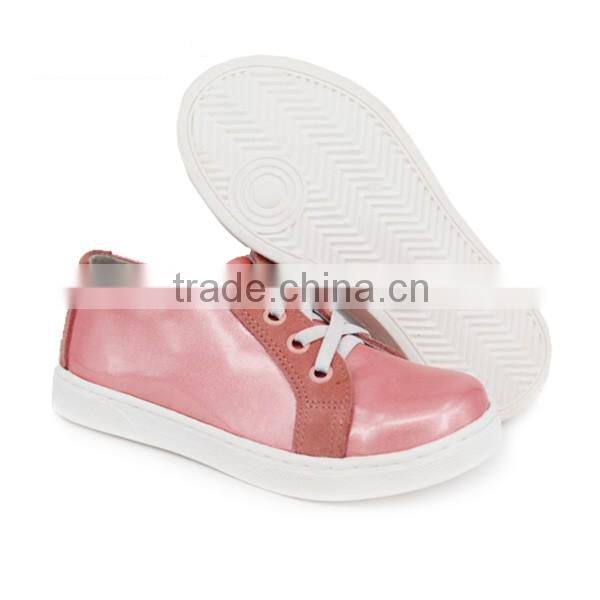 Choozii Custom OEM Double Zip Kids Casual Leather Sneakers Shoes 2016