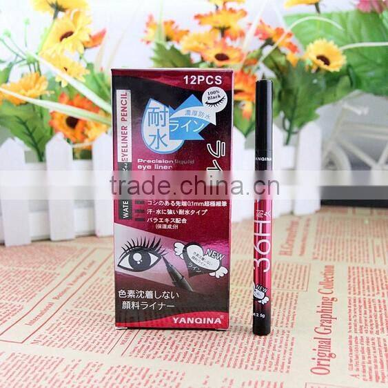 Yanqina waterproof delicate liquid eyeliner pen comestics eyeliner pencil