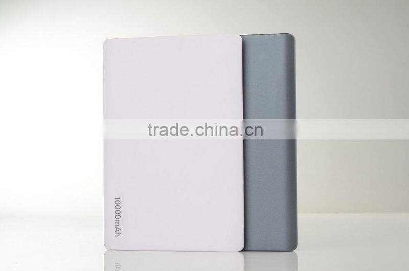 2016 New design 10000mah aluminum case power bank with lithium polymer battery for mobile phone
