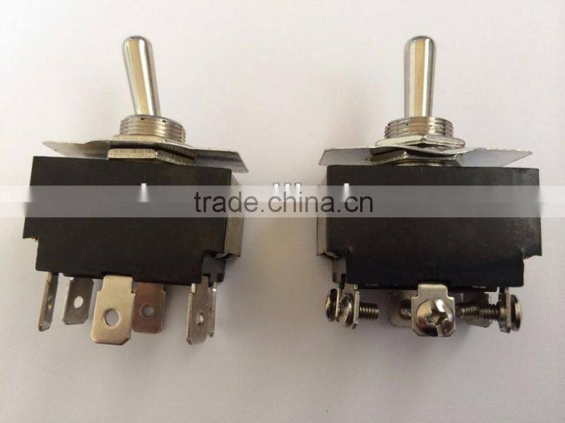 4-way toggle switch,automatic reset 6 pole double throw toggle switch