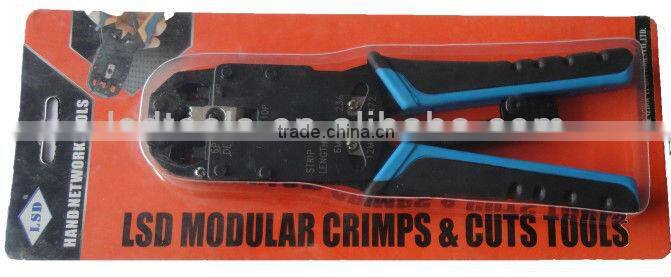 Hand Tools Supplier CAT5 Rj45 Rj11 Rj12 Wire Lan Network Cable Crimping tool Strip Crimp Pc Network Tool 10p/8p/6p/4p