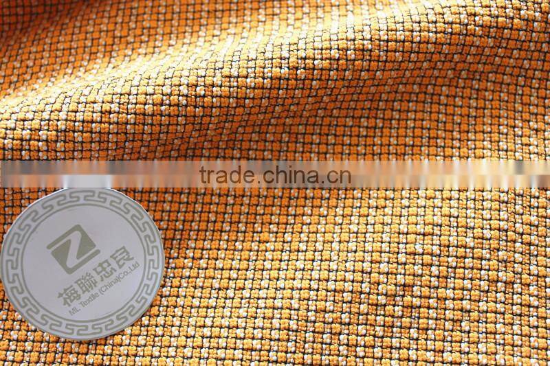 Polyester spandex jacquard fabric