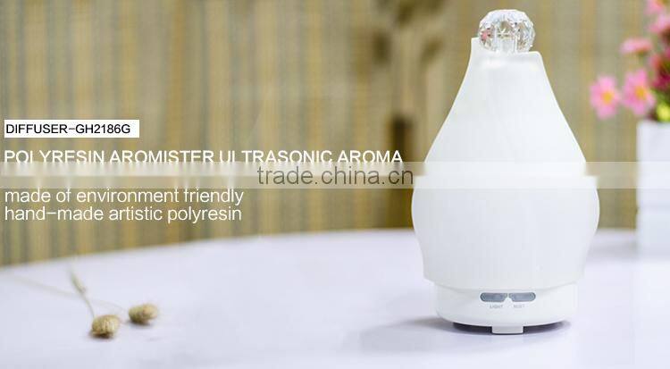 Guangdong manufacture new arriving high-quality Polystone scent oil humidifier ultrasonic/100ml aroma diffuser with timer