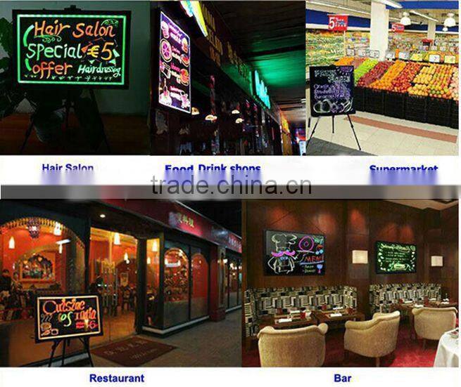 Alibaba express outdoor led restaurant menu board writing 2015 new products