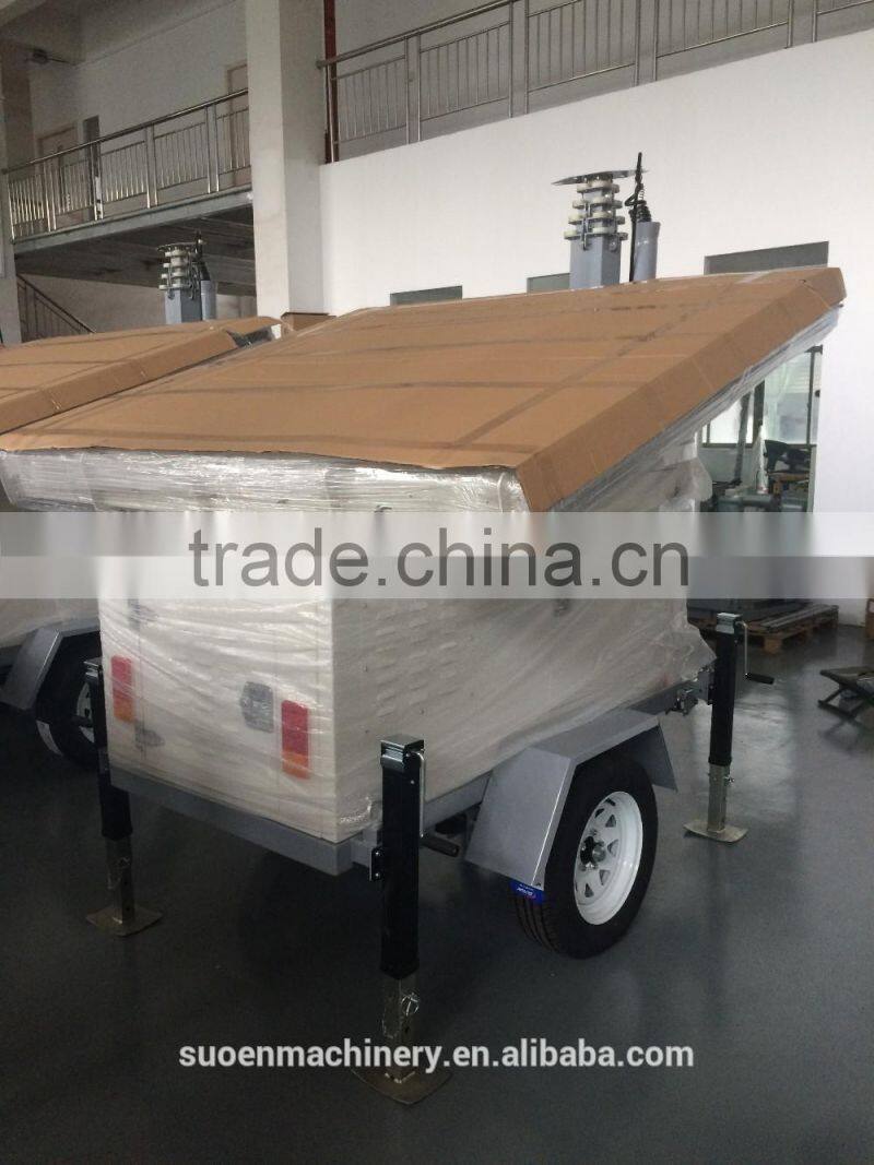 trailer solar lighting tower