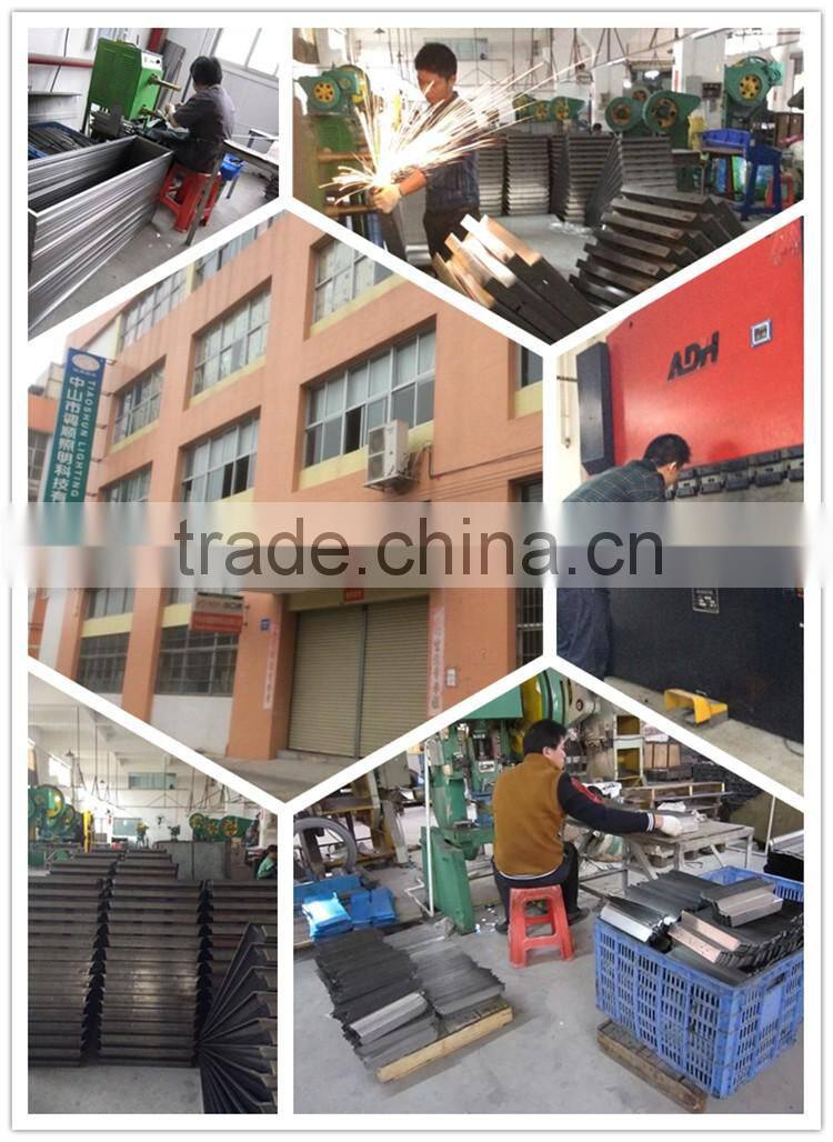 Fluorescent T5 lighting batten 2x28w with bracket