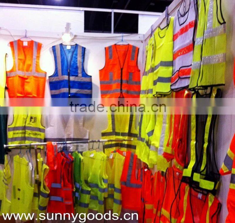 purple reflective safety vest