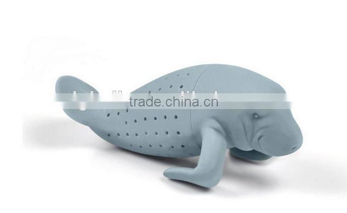 Cute Silicone Shark Infuser Loose Tea Leaf Strainer