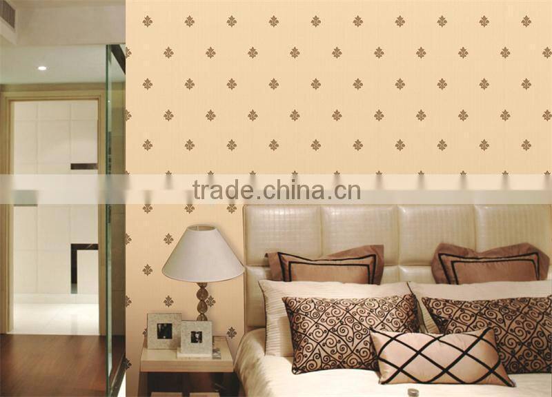Best quality deep embossed vinyl wallpaper for luxury house decoration