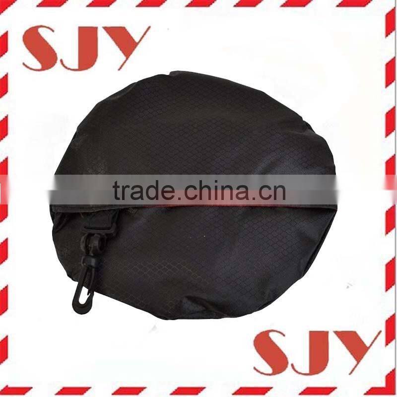 Waterproof nylon folding rain hat