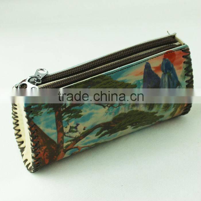 Cheap sale leather clutch coin purse for women