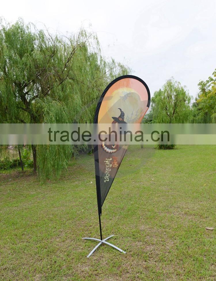 Cheap Custom Knitted Teardrop Banner