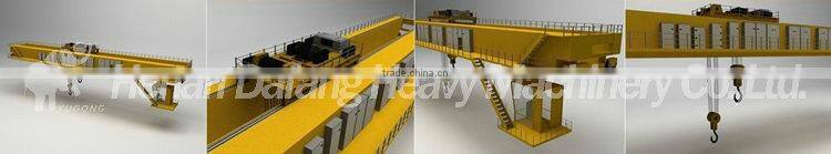 Heavy Duty Engineers Service QD Type 200 ton Double Girder Overhead Crane Price