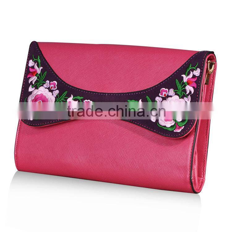 2016 new arrival embroidery designer hmong embroidery messenger bag