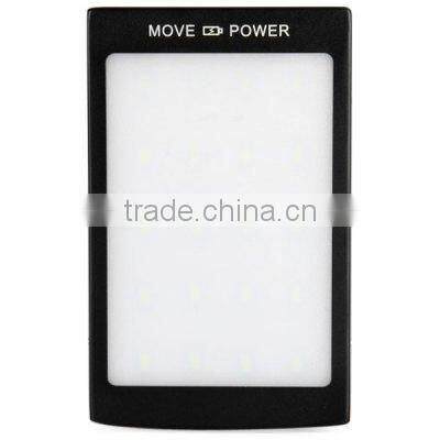 solar led camping lantern with mobile charging solar panel