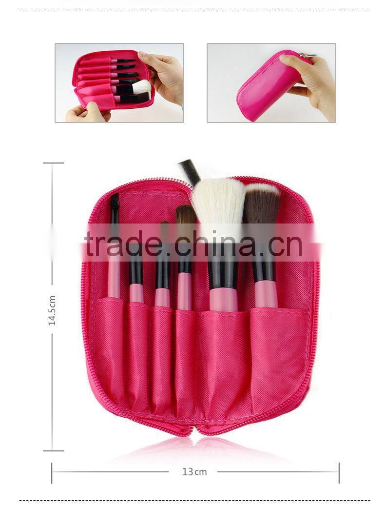 MY GIRL Hot selling cosmetic brush profession makeup brush low price packaging with Sexy small bag hair brush holder