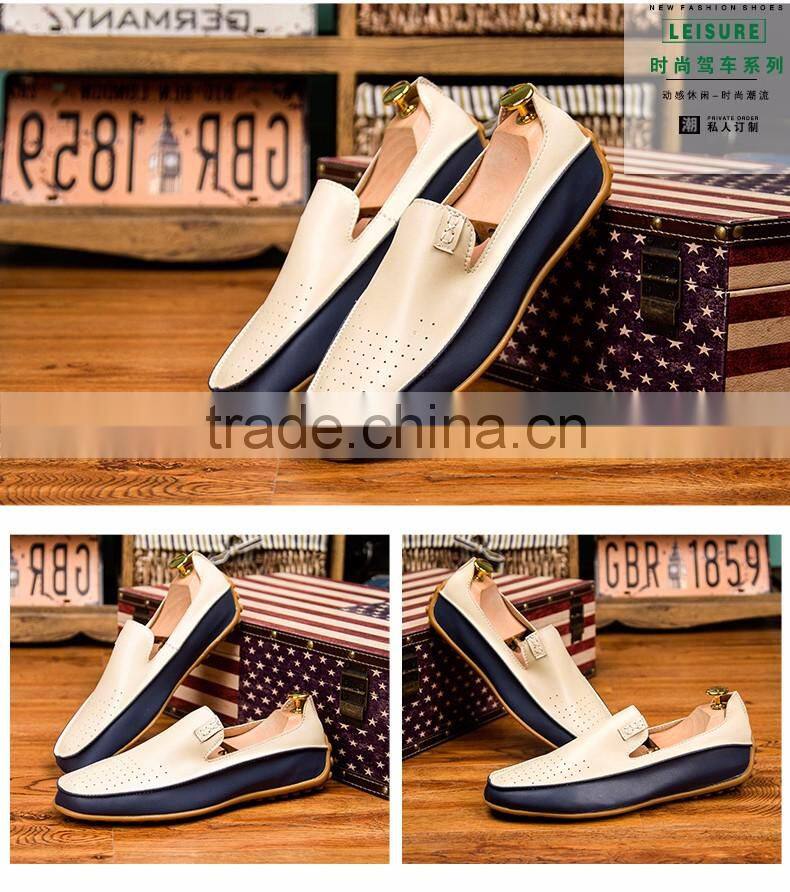 2016 new type of men genuine leather shoes