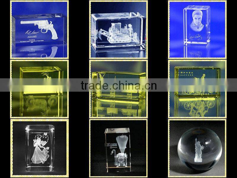 Hot Sale Laser Engraved Crystal Ball For Desktop Centerpieces