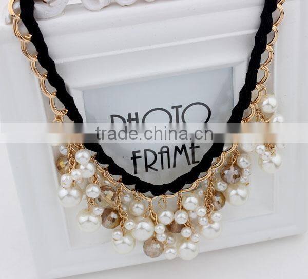 Top Quality Pearl Choker Collar Vintage Pendant Statement Necklace Women Necklaces & Pendants Fashion Necklaces for Women 2014