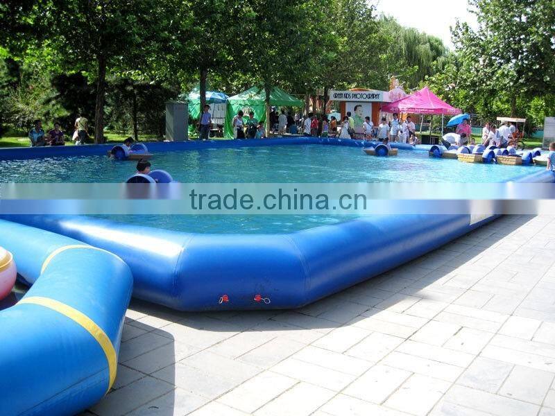 Indoor / Ourdoor Funny Baby Inflatable Swimming Pools 0.6mm - 0.9mm PVC Tarpaulin