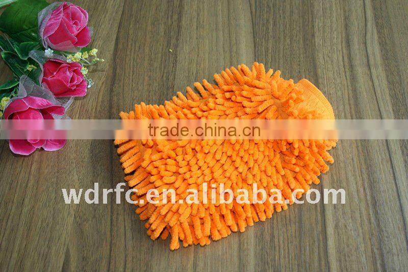 Chenille microfiber mitten & glove