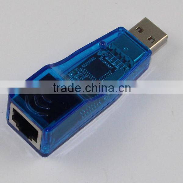 Hot Selling Fast ethernet usb rj45 converter usb2.0 with driver CD