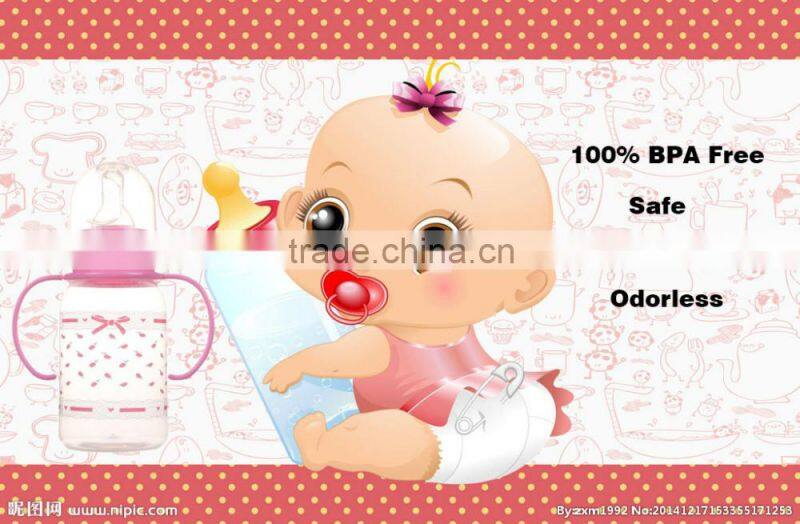 Whloesale new pp Baby Nurser silicone nipple baby feeding bottle