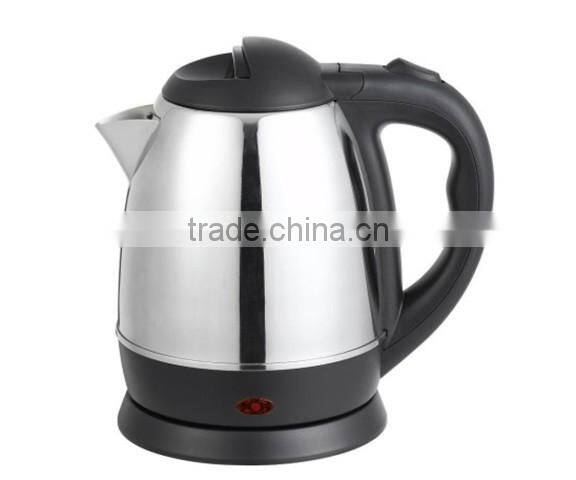 Stainless steelel commercial electric water kettle 0.6-1.8L