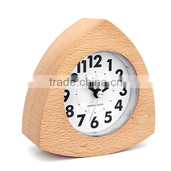 Wooden Table Alarm Clock With High Quality