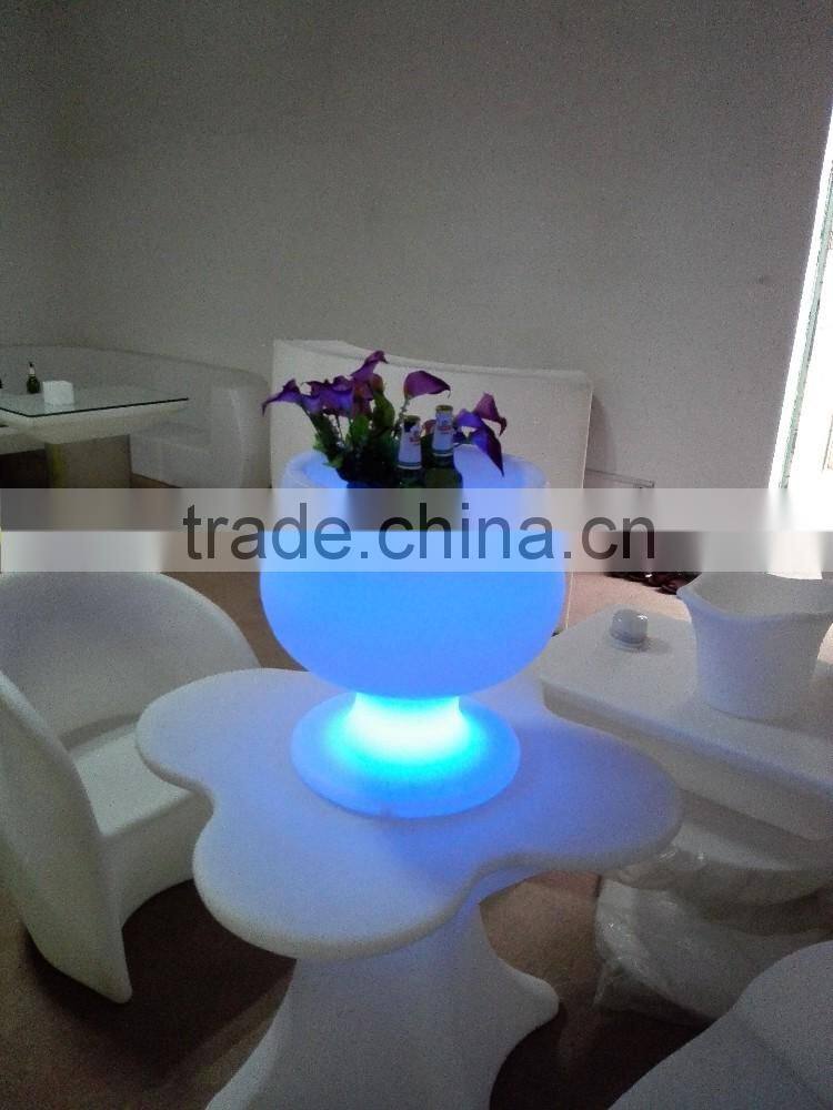 led illuminated rectangle or square or tall round Big Beer Ice Bucket