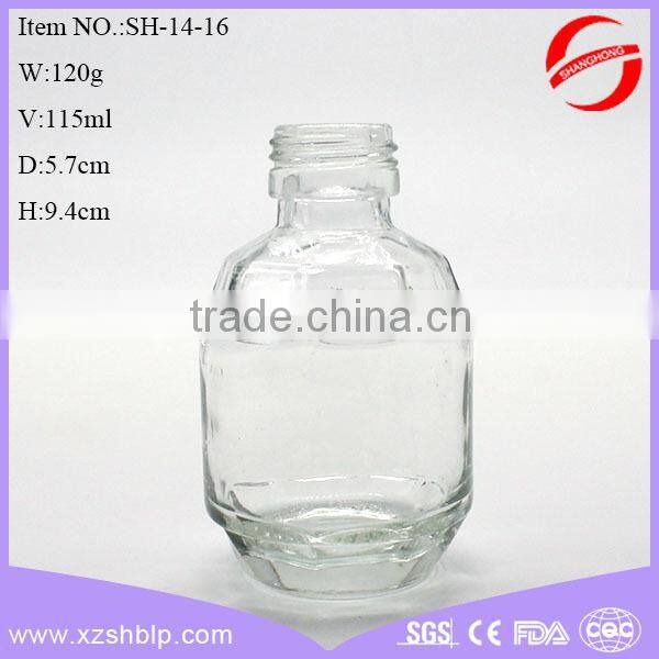 ball clear glass perfume bottle wholesale with dropper