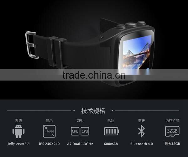 Bluetooth Wifi Smart Watch X01 3G Smart Wrist Watch for IOS and Android Smart Phone