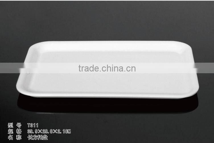 2015 hot selling manufacter wholeasle OEM colorful food Melamine serving Trays with safe standard