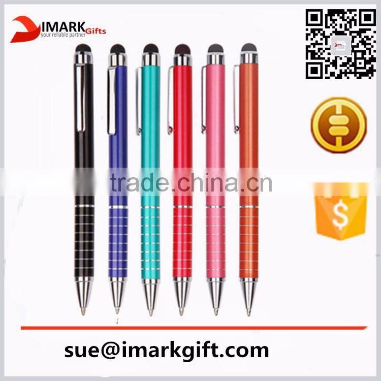 Push Button Stylus Pen Custom Logo Promotional Plastic Pen