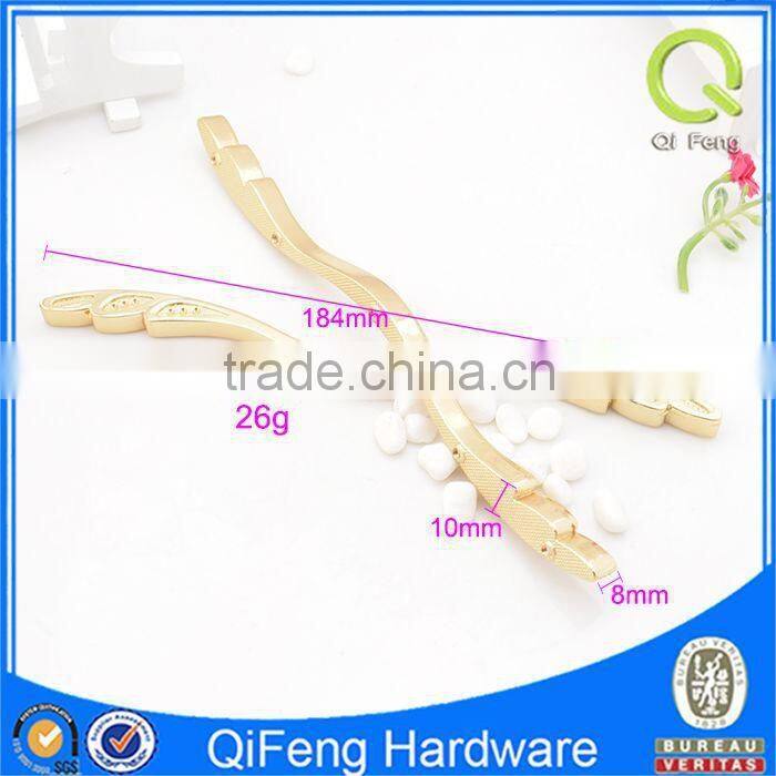 T-560 lead free ornament with light gold color fashion handbag decorative